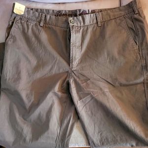 NWT- Flat front casual slacks khakis